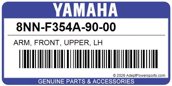 Yamaha 8NN-F354A-90-00 Arm, Front, Upper, Lh