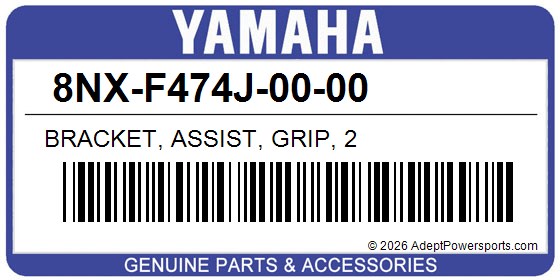 Yamaha 8NX-F474J-00-00 Bracket, Assist, Grip, 2