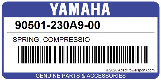 Yamaha 90501-230A9-00 Spring, Compressio