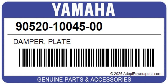 Yamaha 90520-10045-00 Damper, Plate