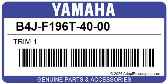 Yamaha B4J-F196T-40-00 Trim 1