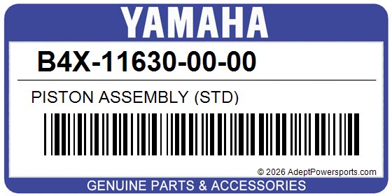 Yamaha B4X-11630-00-00 Piston Assembly (Std)