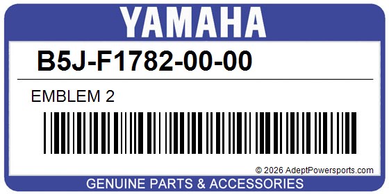 Yamaha B5J-F1782-00-00 Emblem 2