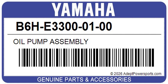 Yamaha B6H-E3300-01-00 Oil Pump Assembly