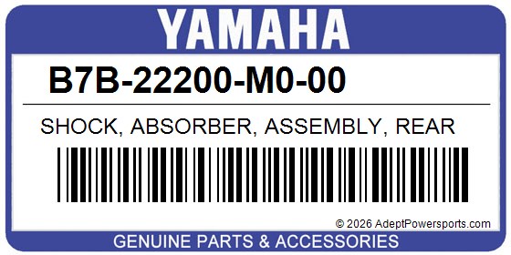 Yamaha B7B-22200-M0-00 Shock, Absorber, Assembly, Rear
