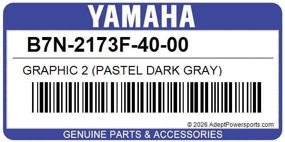 Yamaha B7N-2173F-40-00 Graphic 2 (Pastel Dark Gray)