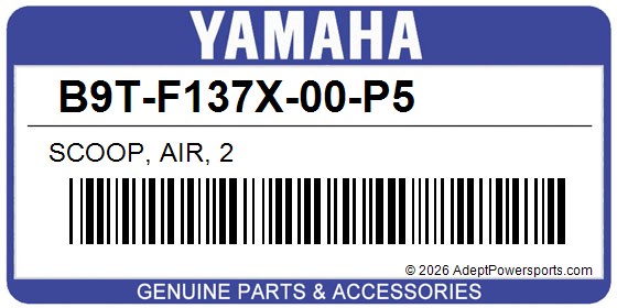 Yamaha B9T-F137X-00-P5 Scoop, Air, 2