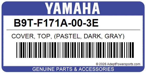 Yamaha B9T-F171A-00-3E Cover, Top, (Pastel, Dark, Gray)