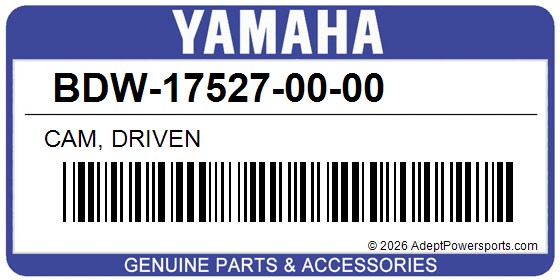 Yamaha BDW-17527-00-00 Cam, Driven