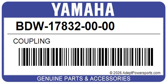Yamaha BDW-17832-00-00 Coupling