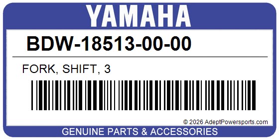 Yamaha BDW-18513-00-00 Fork, Shift, 3