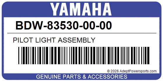 Yamaha BDW-83530-00-00 Pilot Light Assembly
