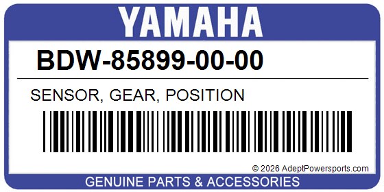 Yamaha BDW-85899-00-00 Sensor, Gear, Position