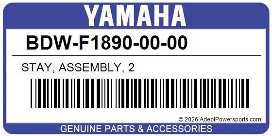 Yamaha BDW-F1890-00-00 Stay, Assembly, 2