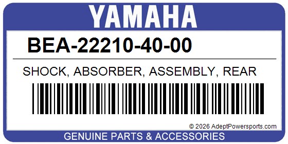 Yamaha BEA-22210-40-00 Shock, Absorber, Assembly, Rear