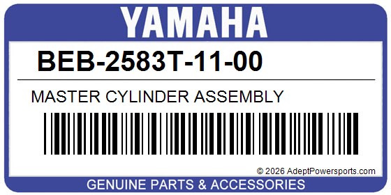 Yamaha BEB-2583T-11-00 Master Cylinder Assembly