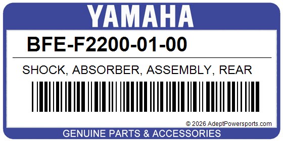 Yamaha BFE-F2200-01-00 Shock, Absorber, Assembly, Rear