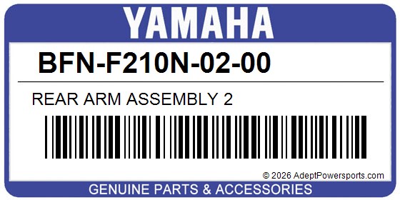 Yamaha BFN-F210N-02-00 Rear Arm Assembly 2