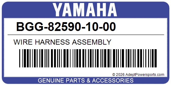 Yamaha BGG-82590-10-00 Wire Harness Assembly