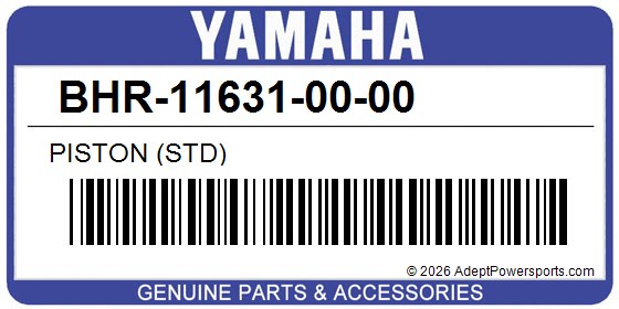 Yamaha BHR-11631-00-00 Piston (Std)