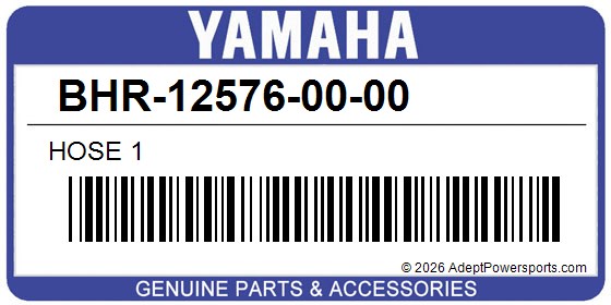Yamaha BHR-12576-00-00 Hose 1