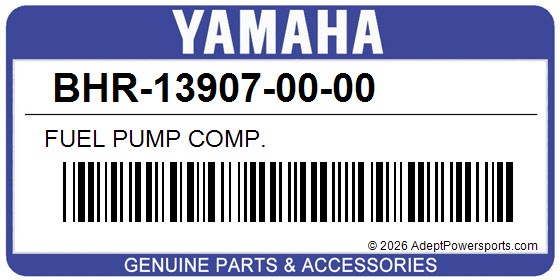 Yamaha BHR-13907-00-00 Fuel Pump Comp.