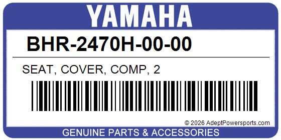 Yamaha BHR-2470H-00-00 Seat, Cover, Comp, 2