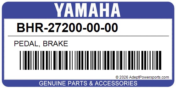 Yamaha BHR-27200-00-00 Pedal, Brake