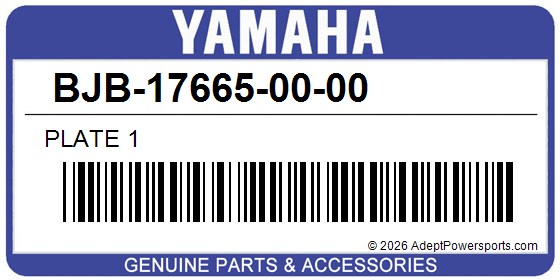 Yamaha BJB-17665-00-00 Plate 1