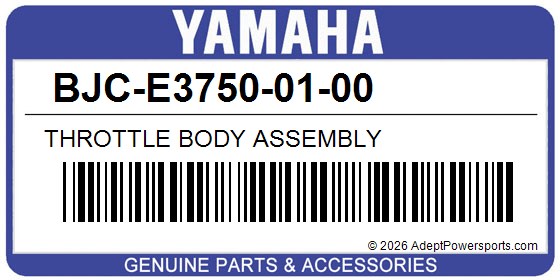 Yamaha BJC-E3750-01-00 Throttle Body Assembly
