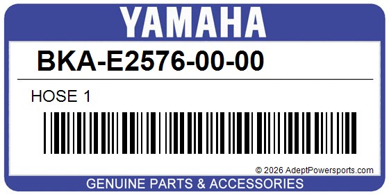 Yamaha BKA-E2576-00-00 Hose 1