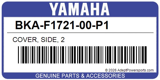 Yamaha BKA-F1721-00-P1 Cover, Side, 2