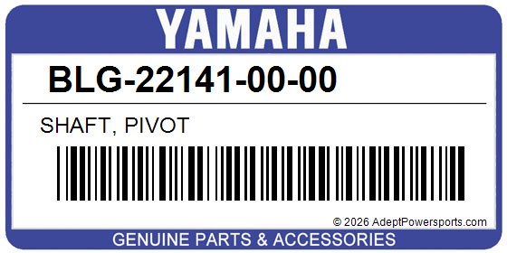 Yamaha BLG-22141-00-00 Shaft, Pivot