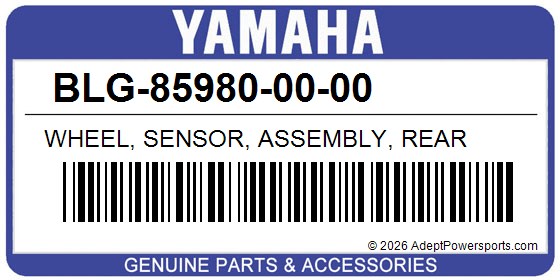 Yamaha BLG-85980-00-00 Wheel, Sensor, Assembly, Rear