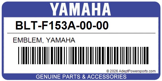 Yamaha BLT-F153A-00-00 Emblem, Yamaha