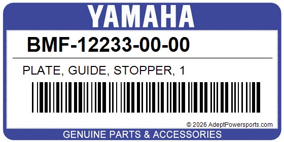 Yamaha BMF-12233-00-00 Plate, Guide, Stopper, 1