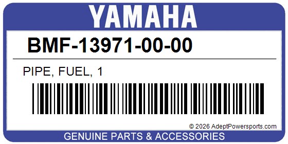 Yamaha BMF-13971-00-00 Pipe, Fuel, 1