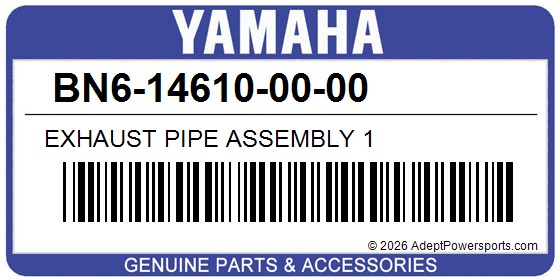 Yamaha BN6-14610-00-00 Exhaust Pipe Assembly 1