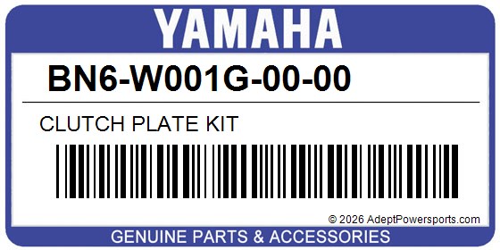 Yamaha BN6-W001G-00-00 Clutch Plate Kit
