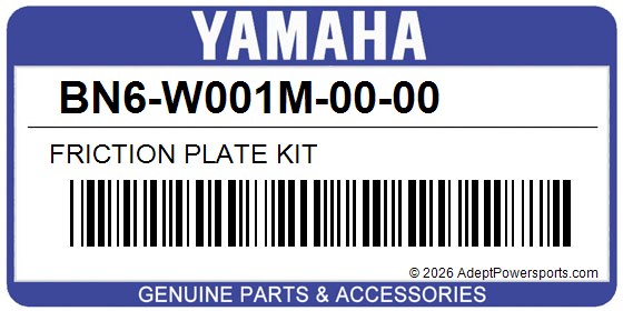 Yamaha BN6-W001M-00-00 Friction Plate Kit