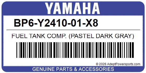 Yamaha BP6-Y2410-01-X8 Fuel Tank Comp. (Pastel Dark Gray)