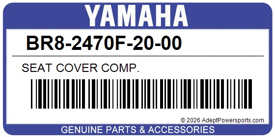 Yamaha BR8-2470F-20-00 Seat Cover Comp.