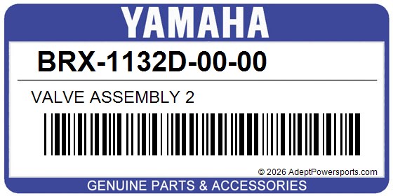 Yamaha BRX-1132D-00-00 Valve Assembly 2