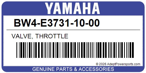 Yamaha BW4-E3731-10-00 Valve, Throttle