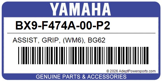 Yamaha BX9-F474A-00-P2 Assist, Grip, (Wm6), Bg62