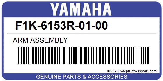 Yamaha F1K-6153R-01-00 Arm Assembly