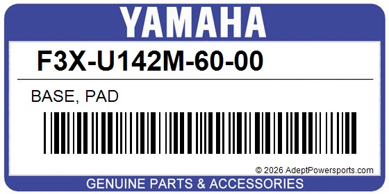 Yamaha F3X-U142M-60-00 Base, Pad