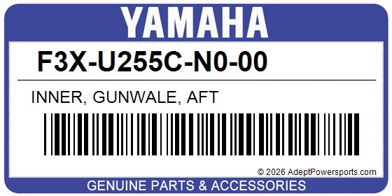 Yamaha F3X-U255C-N0-00 Inner, Gunwale, Aft
