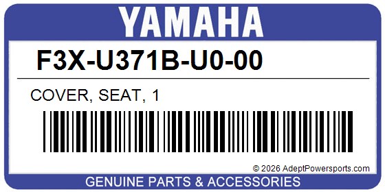 Yamaha F3X-U371B-U0-00 Cover, Seat, 1