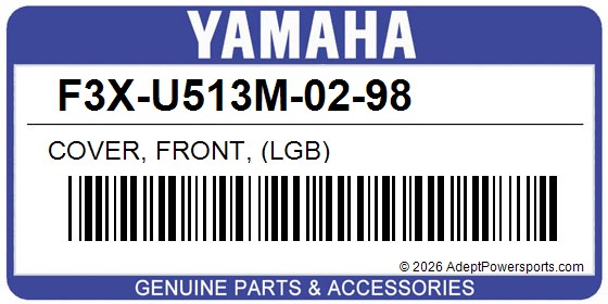 Yamaha F3X-U513M-02-98 Cover, Front, (Lgb)